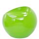 Finn Stone Style Ball Chair Stool In Green Mid-Century Modernism photo 1