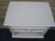 47109 White Modern Nightstand End Table Stand Post-1950 photo 1