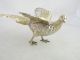 Great Quality Silver Golden Pheasant Bird Models,  London 1975 Statues photo 3