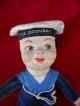 Vintage Norah Wellings Cloth S.  S.  Oransay Sailor Doll C.  1930s Other photo 3