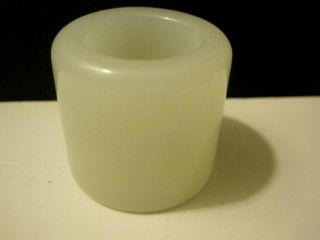 Antique Chinese White Jade Archers Thumb Ring.  T - 1 photo