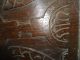 Rare 17th Century Oak,  Large Carved Whorl Panel Carved Figures/ Models photo 6