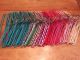 83 Vintage Retro Hand Crocheted Clothes Hangers Rainbow Colors Shabby Decor Mid-Century Modernism photo 2