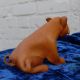 Deru Germany Leather Bulldog Boxer Mid Century Figurine Omersa Mid-Century Modernism photo 3