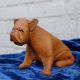 Deru Germany Leather Bulldog Boxer Mid Century Figurine Omersa Mid-Century Modernism photo 6