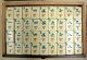 Vintage Mah Jong Bone Bamboo Set With Case Rare Flowers Other photo 7