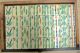Vintage Mah Jong Bone Bamboo Set With Case Rare Flowers Other photo 8