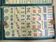 Vintage Mah Jong Bamboo Rare Flowers Leather Case Other photo 8