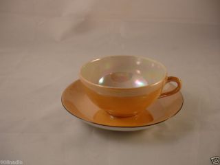 Vintage Lusterwear Mother Of Pearl Cup/saucer Germany photo