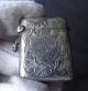 Edwardian Sterling Silver Match Safe Vesta Case 1912 By William Hair Haseler Sterling Silver (.925) photo 6
