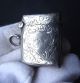 Edwardian Sterling Silver Match Safe Vesta Case 1912 By William Hair Haseler Sterling Silver (.925) photo 7
