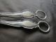 Chippendale Patt.  Grape Scissors In Sterling Silver Made In Sheffield 1958 Flatware & Silverware photo 1