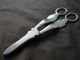 Chippendale Patt.  Grape Scissors In Sterling Silver Made In Sheffield 1958 Flatware & Silverware photo 4