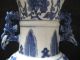 Ch ' Ing Dynasty Ch ' Ien Lung Blue - White Porcelain Vase Pots photo 4
