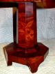 1840 Empire Two Drawer Stand,  Flame,  Unusual Form,  Best Flame Mahogany, 1800-1899 photo 2