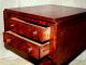 1840 Empire Two Drawer Stand,  Flame,  Unusual Form,  Best Flame Mahogany, 1800-1899 photo 6