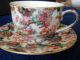 Gold Rimmed China Pink Rose Floral Teacup & Saucer Cups & Saucers photo 9