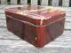 Antique 1800 ' S Hand Painted Lacquer Wood Jewelry Box Boxes photo 2