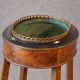 Antique French Plant Stand Pot Jardiniere Oval Gilt Metal Marquetry Inlay C1870 Stands photo 1