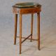 Antique French Plant Stand Pot Jardiniere Oval Gilt Metal Marquetry Inlay C1870 Stands photo 3