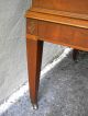 Henredon Mahogany Leather Top Nightstand Side / Night / Side Table 1900-1950 photo 8
