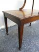 Mahogany Leather Top Lamp / Side / Night Table With A Drawer 1900-1950 photo 7
