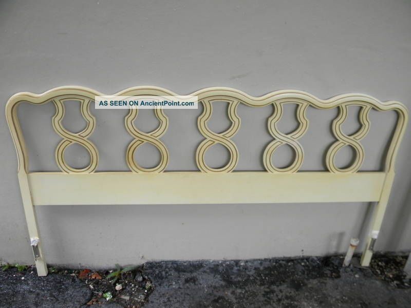 French King Size Painted Headboard Post-1950 photo