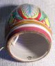 Hand Painted 1940 ' S Colourful Italian Pottered Table Lamp 20th Century photo 5