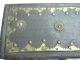Antique Wood Box,  Three Compartments,  Decorated Primitives photo 4