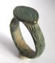 C.  50 - 100 A.  D British Found Roman Period Legionary / Military Bronze Ring.  Vf British photo 2