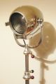 Vintage Film Movie Light Antique Art Deco Silver Alessi Floor Lamp Eames Theatre Art Deco photo 8