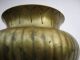 Antique Brass Vase / Pot,  Fine Design India photo 3