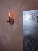 Steampunk/industrial Iron Wall Light/sconce With Cage And Edison Vintage Bulb 20th Century photo 2