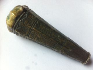 Very Old Bronze Snuff Bottle Collectable photo