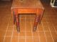 Antique Cherry Sheraton Drop Leaf - Great Turned Legs & Patina 1800-1899 photo 1