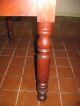 Antique Cherry Sheraton Drop Leaf - Great Turned Legs & Patina 1800-1899 photo 5