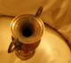 Antique Copper Tarnished Silver Handles Vase Metalware photo 2