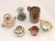 Miniature Handpainted Ceramic Pottery Vases Urn Mug - Vases photo 1