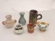 Miniature Handpainted Ceramic Pottery Vases Urn Mug - Vases photo 2
