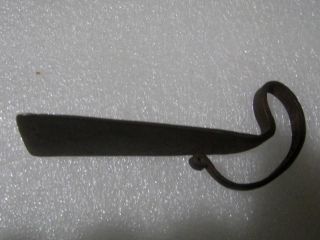Antique Chinese Iron Tool - Clean Shovel photo