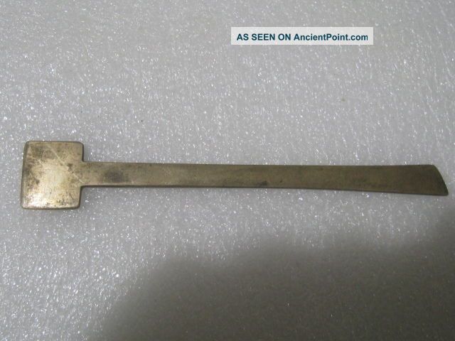 Old Chinese Copper Tool - Clean Shovel Knife Snuff Bottles photo