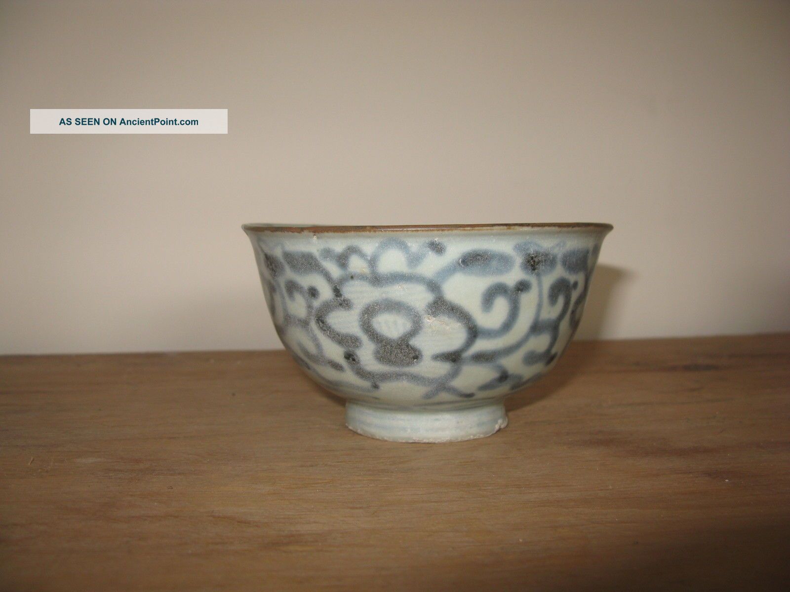 Nanking Cargo Provincial Floral Bowl C1750 Porcelain photo