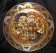Wall Plate Exquisite Art Nouvea Gold Copper Brass Toleware ? Metalware photo 1