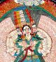 Real Old Tibet Hand Painted Tangka Thangka 真正古老西藏手繪唐卡35 Tibet photo 2