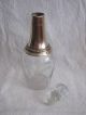 Antique French Silver & Crystal Liquer Bottle C.  1890 Bottles, Decanters & Flasks photo 1