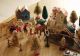 Retro Antique Vintage Midcentury Ho Custom Diorama Christmas Holiday Village Art Figurines photo 3