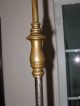Antique Mission Floor Lamp Hammered Iron And Brass Lamps photo 1