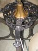 Antique Mission Floor Lamp Hammered Iron And Brass Lamps photo 3