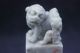 Antique Chinese Carved 19c.  Or 20c Foo Lion Temple Dog Soapstone Seal Jade/ Hardstone photo 6