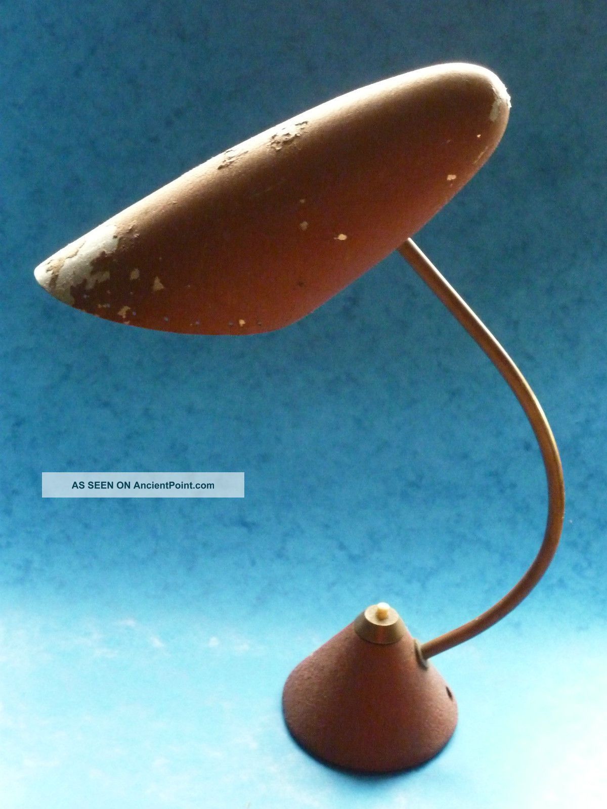 Classic Mid Century Modern Gooseneck Table Desk Lamp.  All,  Needs Some Tlc Mid-Century Modernism photo